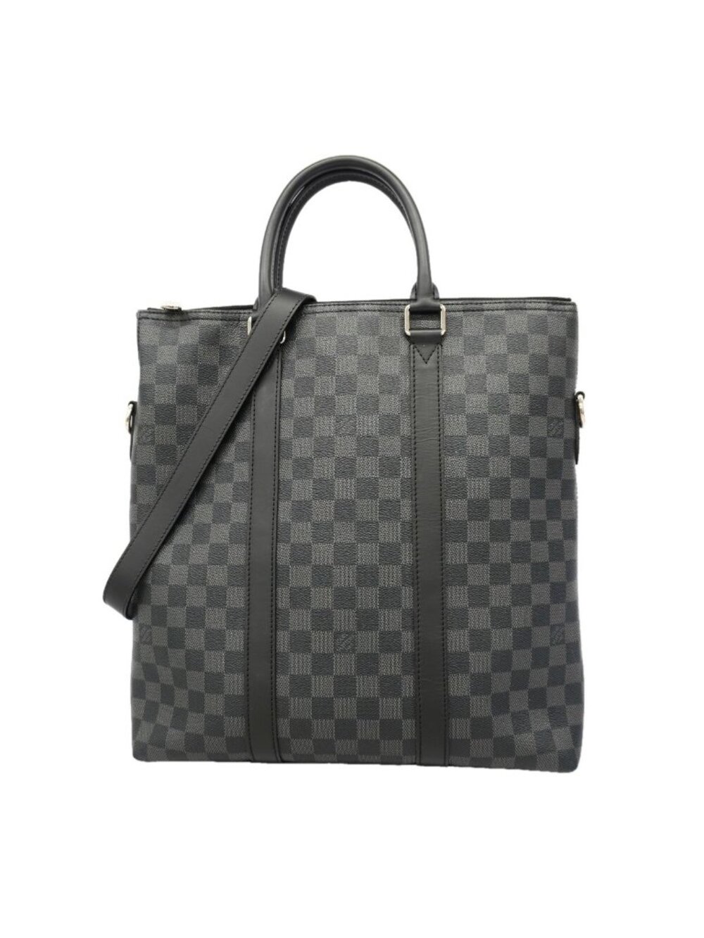 Louis Vuitton Tote Bag Damier Graphite Anton Black Gray 2-Way
